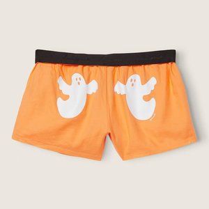 VS PINK Halloween Flannel Boxy Pajama Shorts